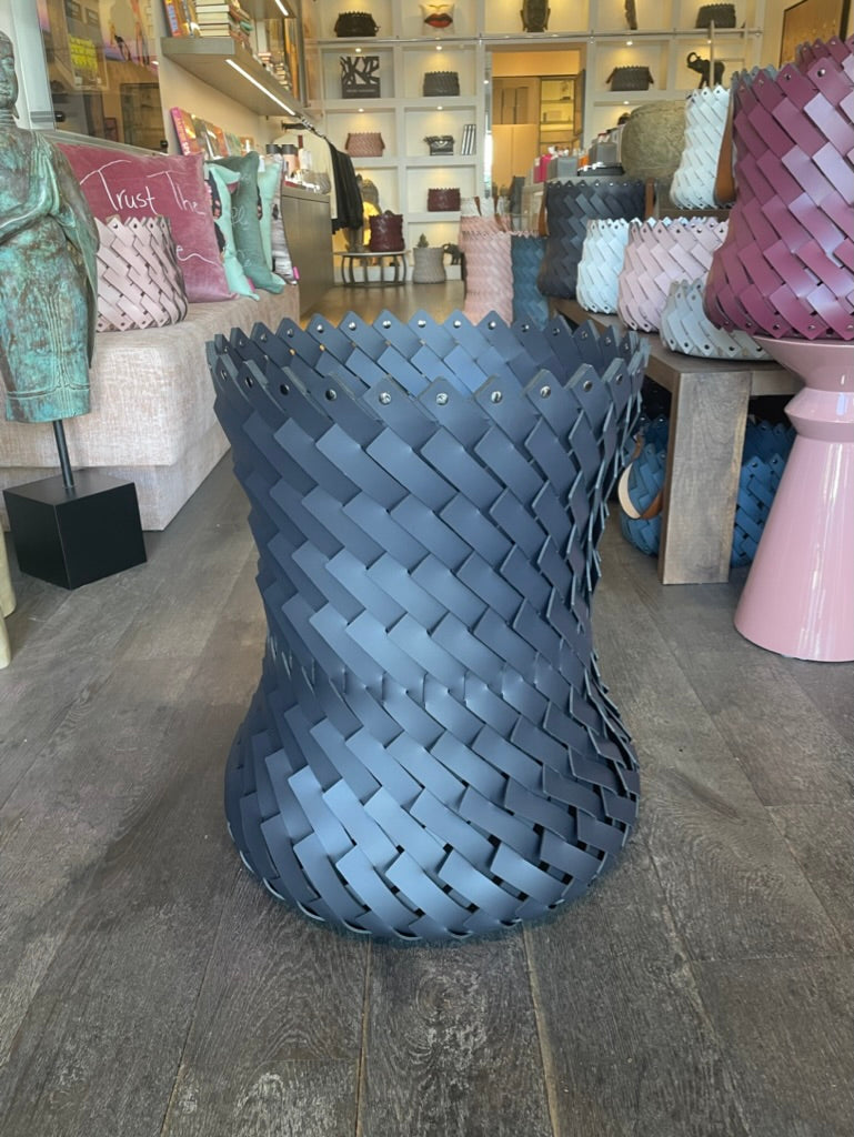 XLarge Braided Basket Charcoal