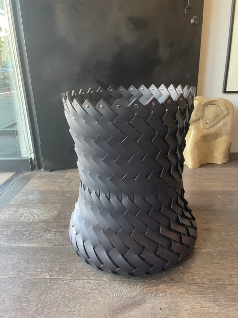 XLarge Braided Basket Charcoal