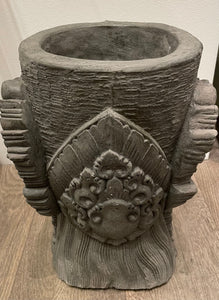 Stone Buddha Face Flower Pot S