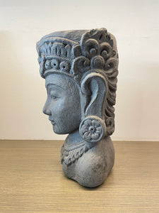 Stone Buddha Head Flower Pot Mini